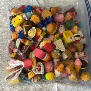 Food Erasers Lot